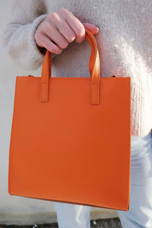 Leather Bag - Oranje