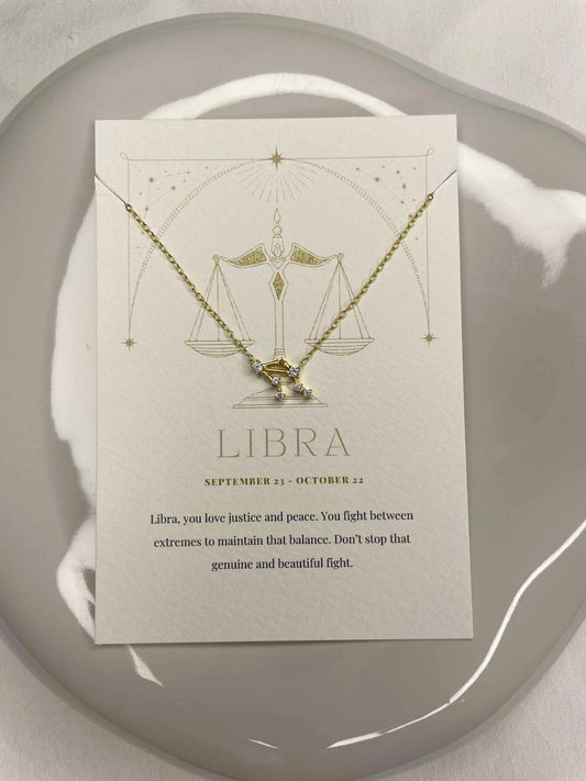 Zodiac Necklace - Libra