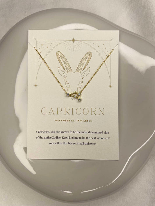 Zodiac Necklace - Capricorn