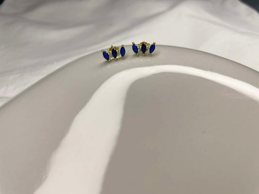 Small Blue Earrings