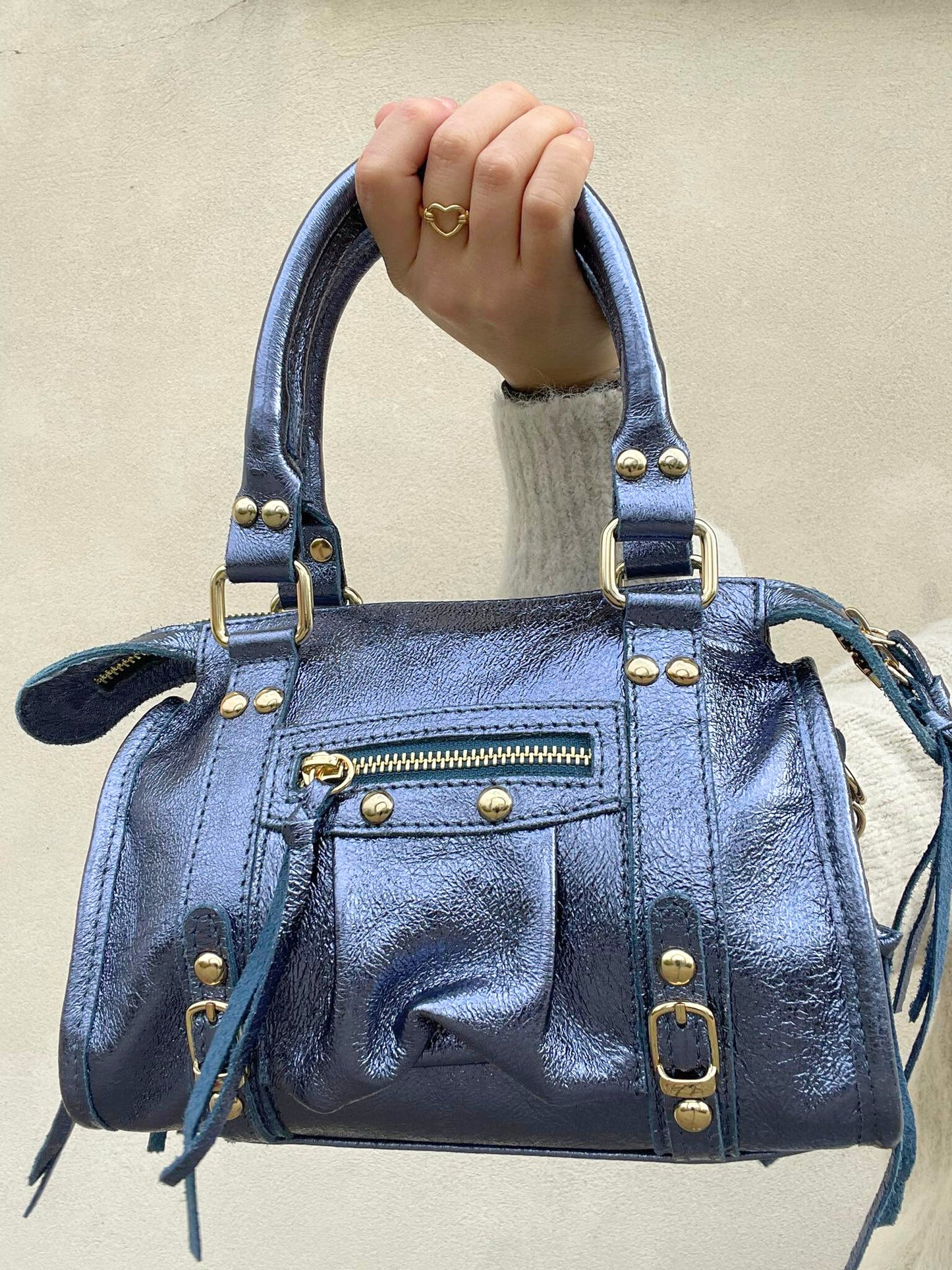 Metallic Bag - Blauw