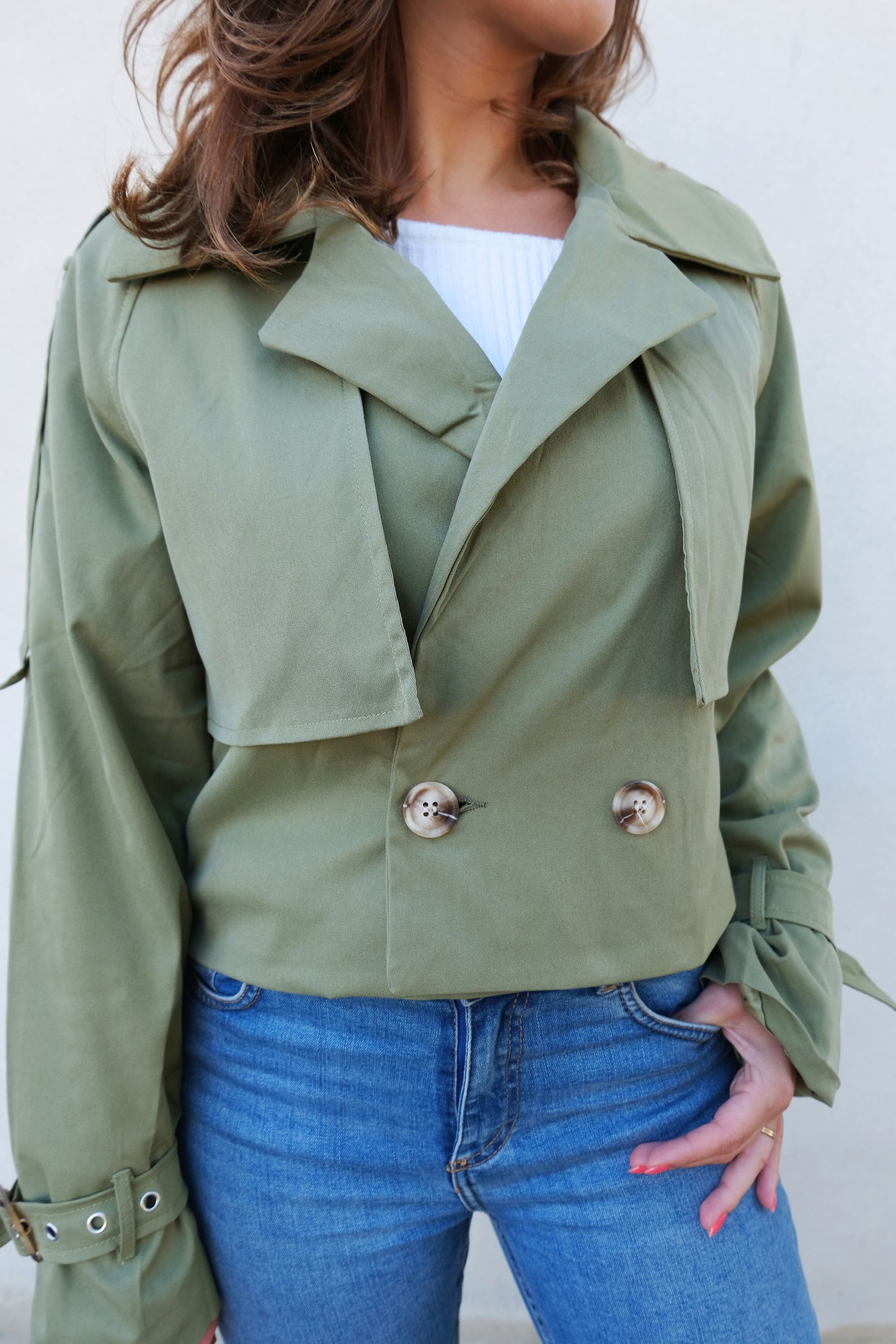 Short Trenchcoat - Kaki