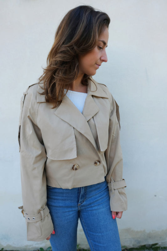 Short Trenchcoat - Beige