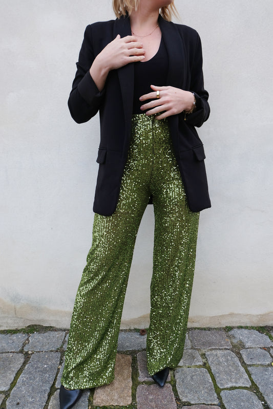 Glitter Trouser (groen)