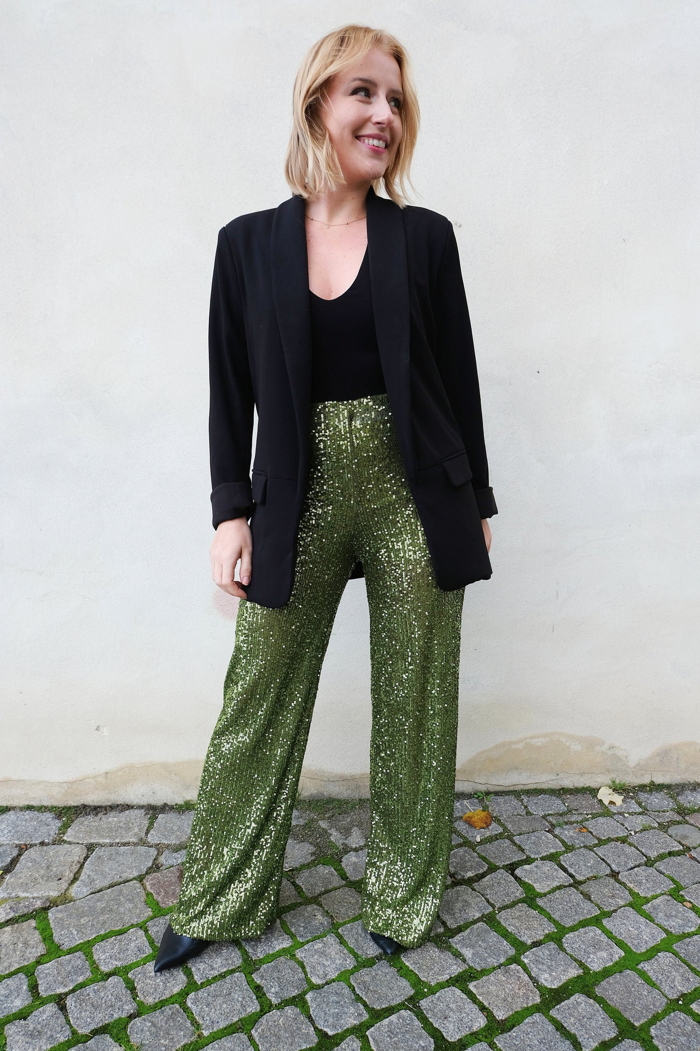 Glitter Trouser (groen)