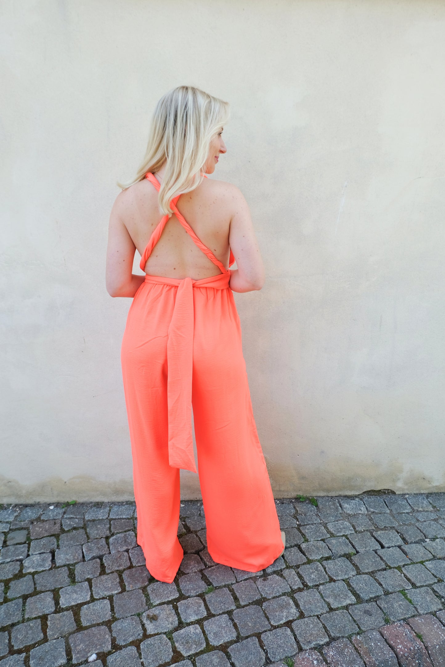 Cléo Jumpsuit - Oranje