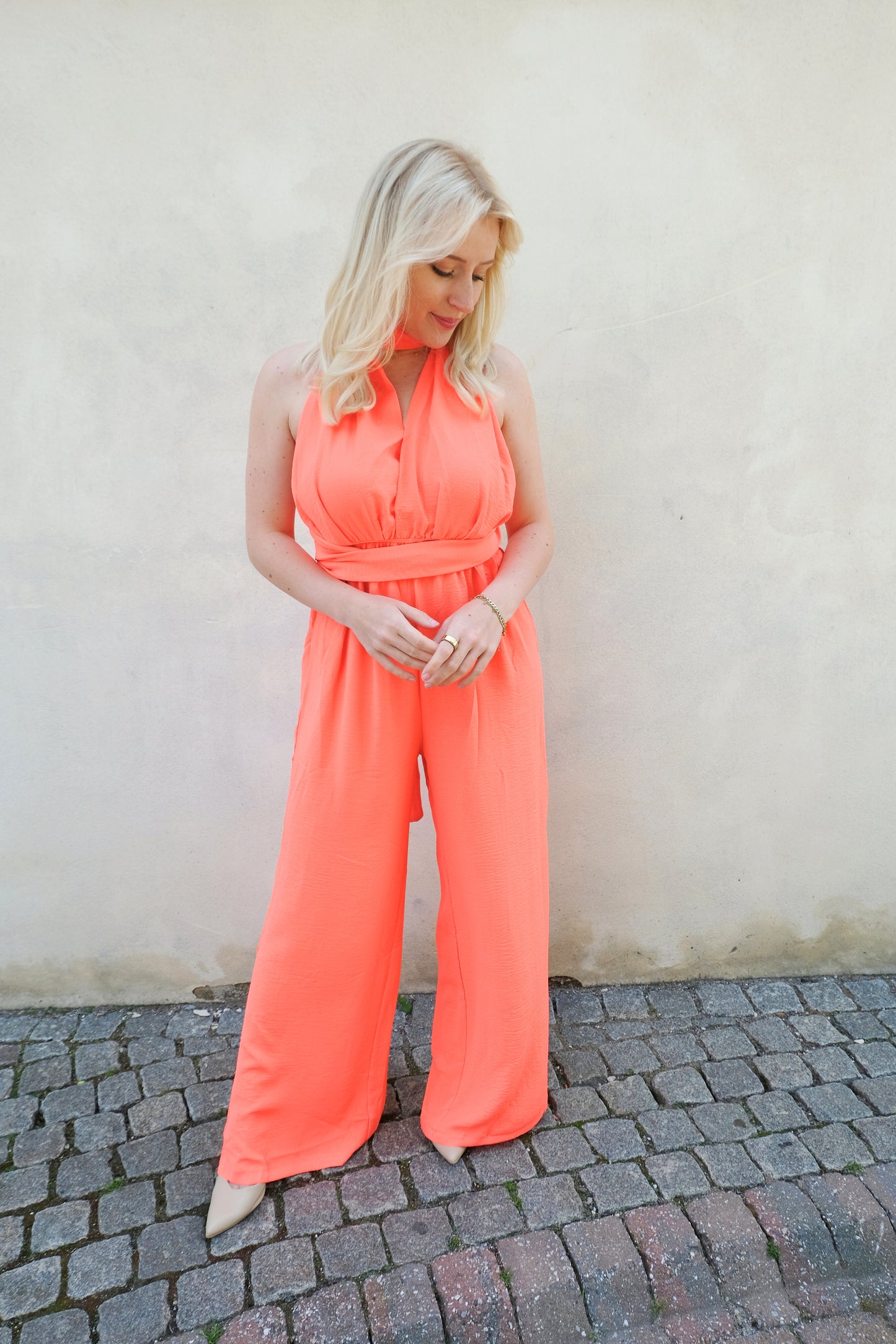 Cléo Jumpsuit - Oranje