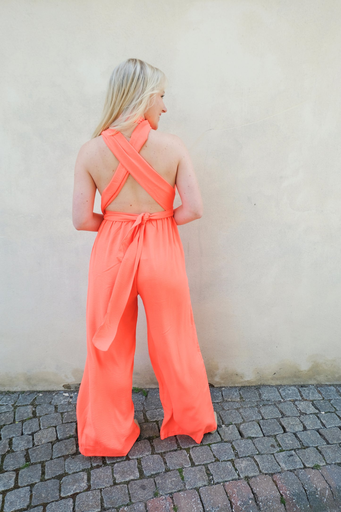 Cléo Jumpsuit - Oranje