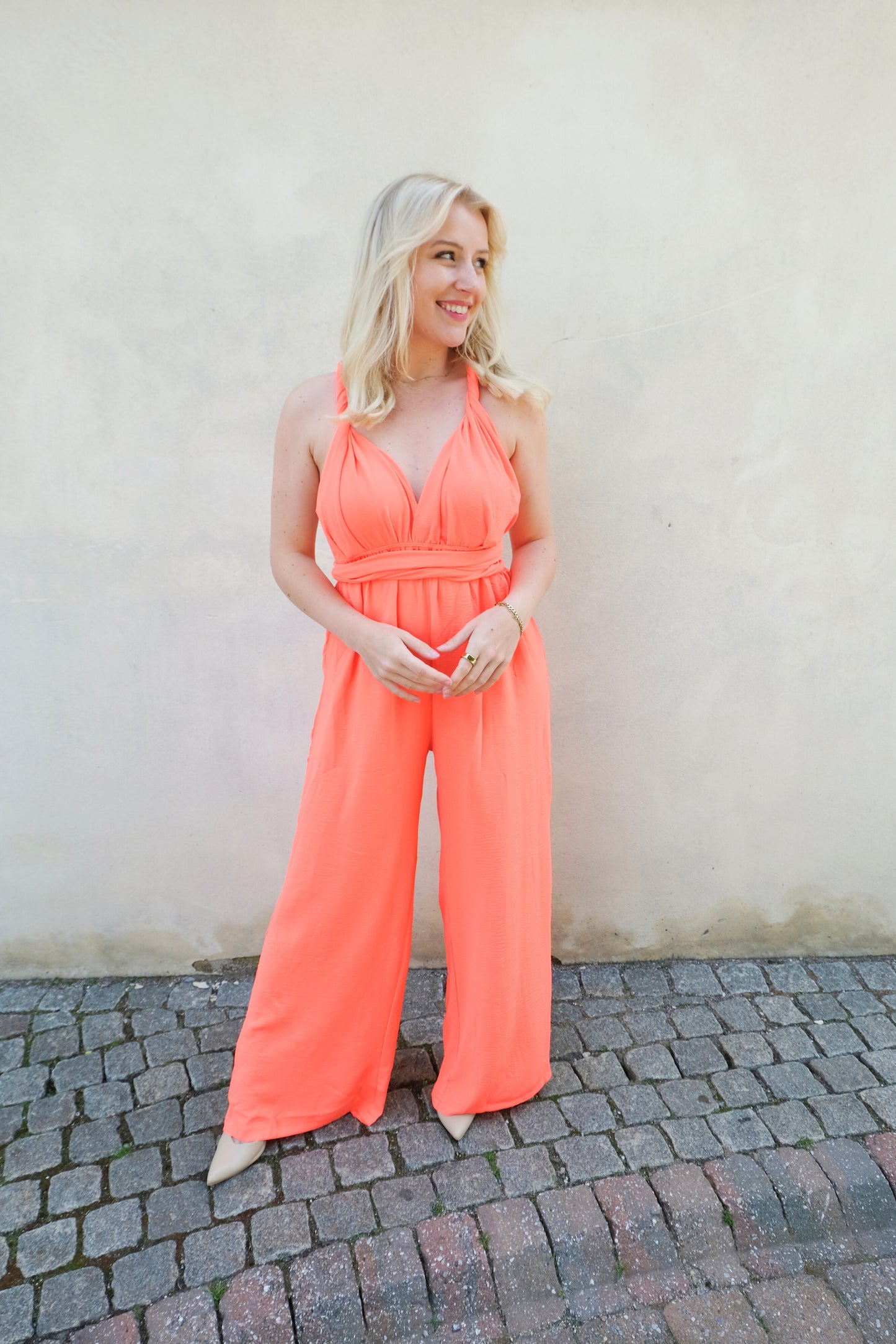 Cléo Jumpsuit - Oranje