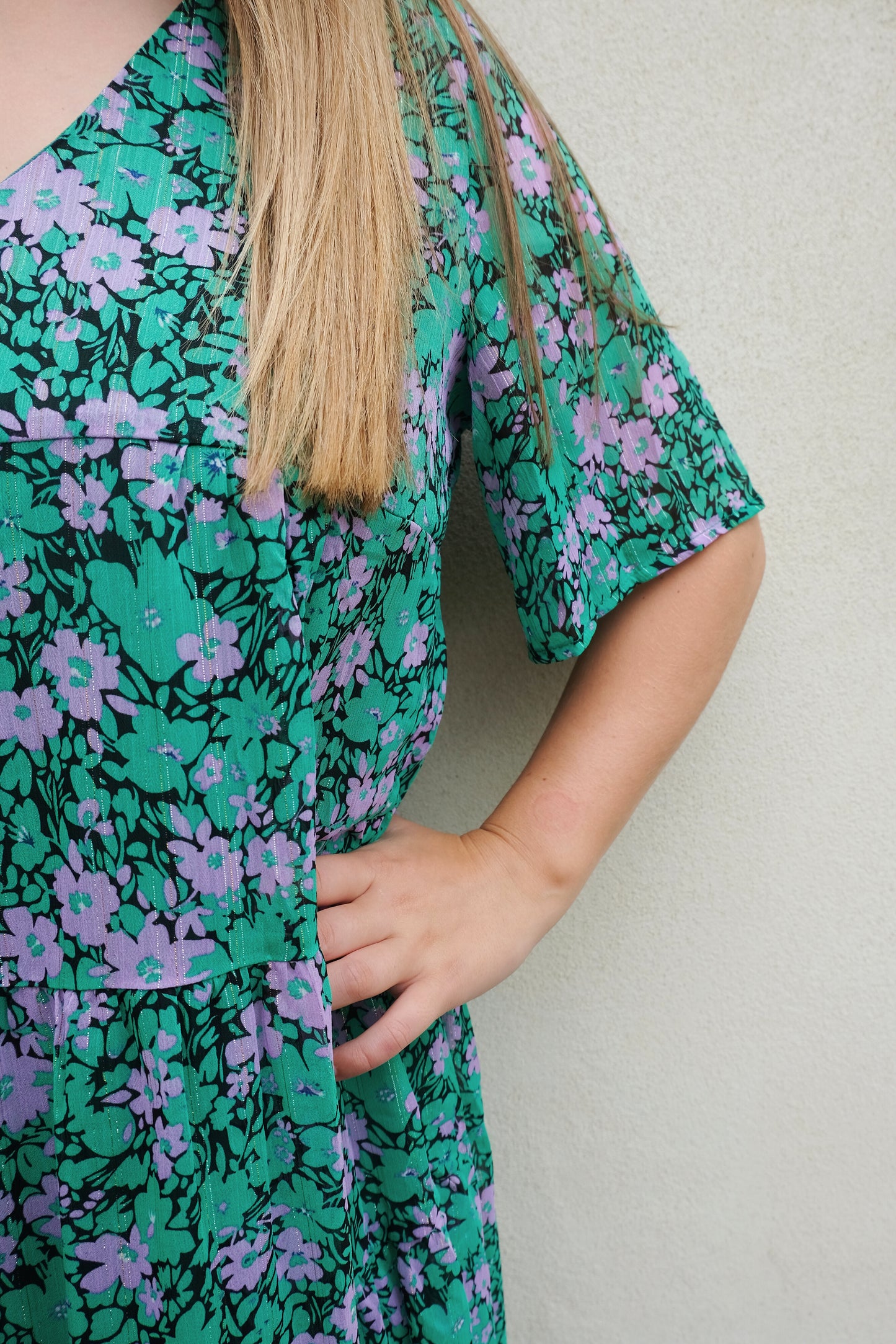 Sweet Floral Dress (groen)