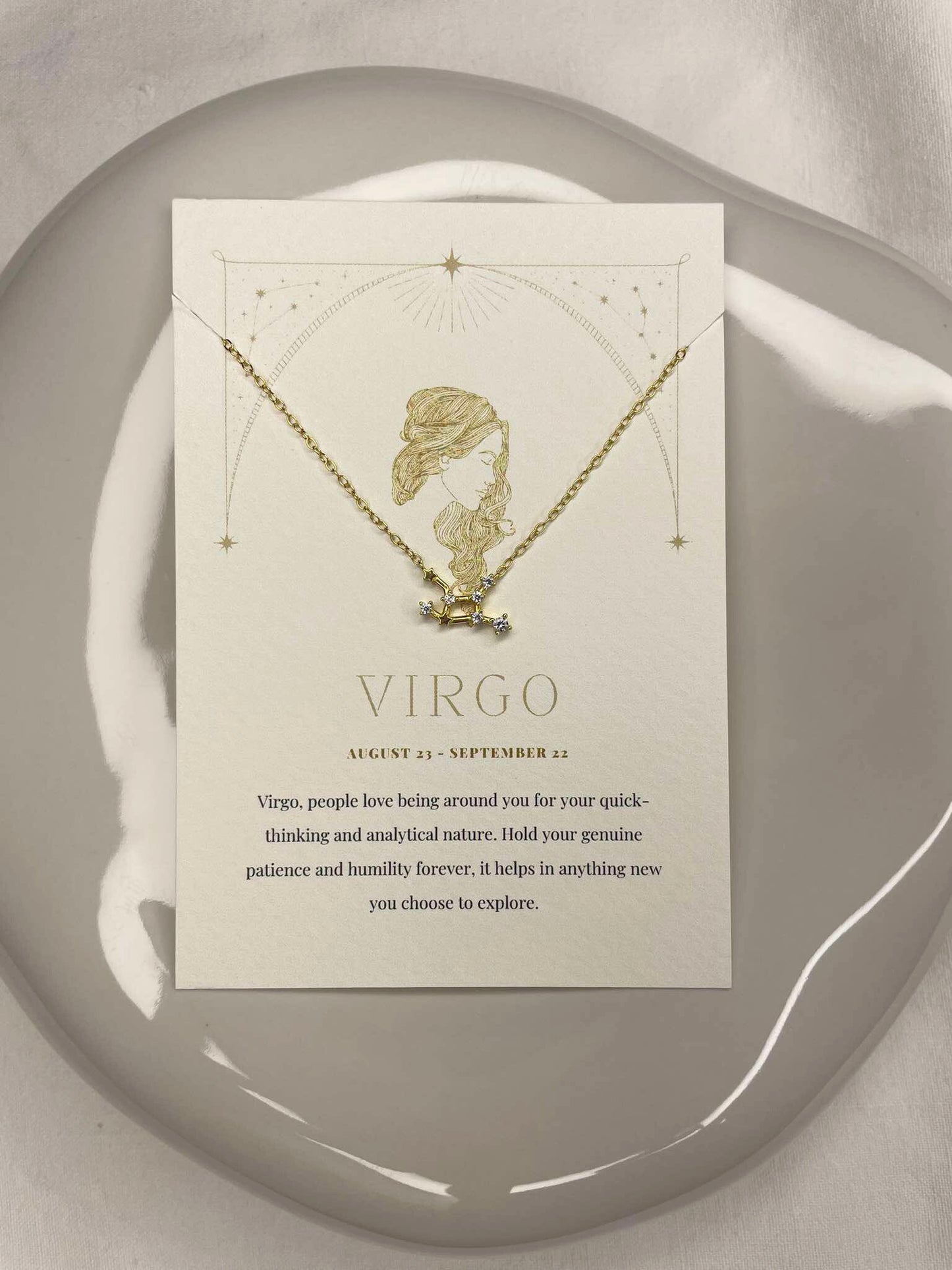 Zodiac Necklace - Virgo