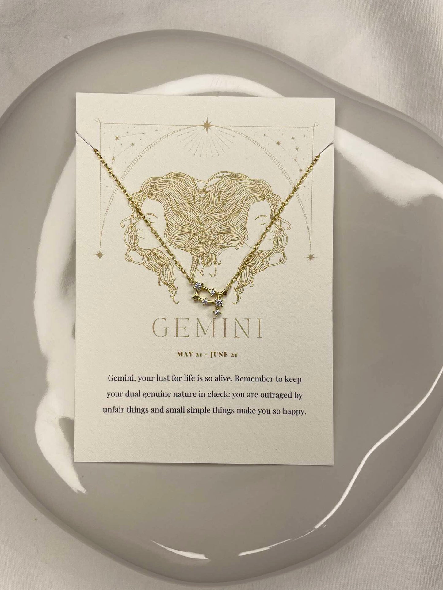 Zodiac Necklace - Gemini