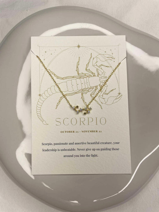 Zodiac Necklace - Scorpio