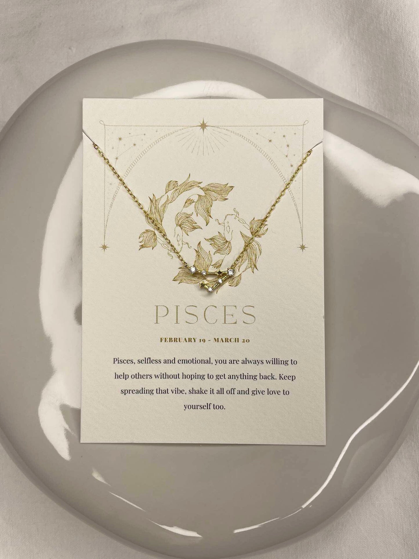 Zodiac Necklace - Pisces