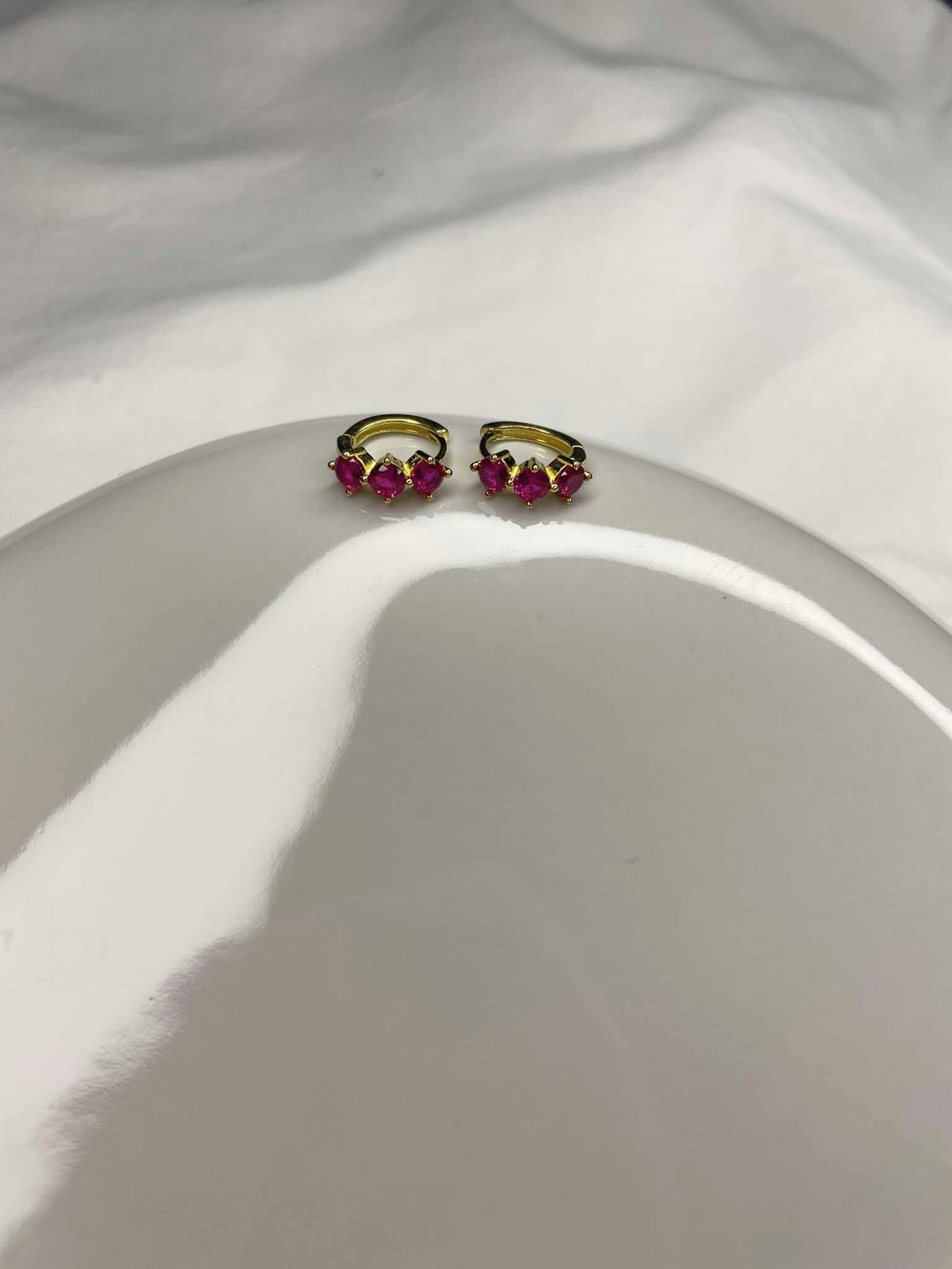 Small Pink Earrings