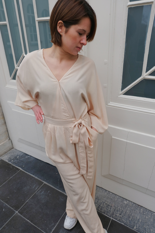 Rosa Jumpsuit - Beige